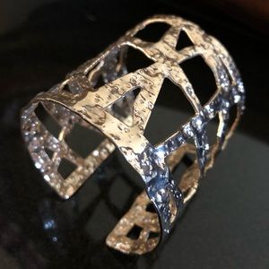 Aldo Gold Hammered Cuff